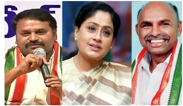 MLC चुनावों के लिए कांग्रेस के तीन उम्मीदवारों में विजयशांति भी शामिल